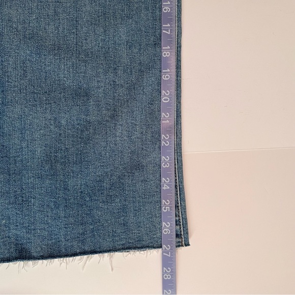 7 For All Mankind 7 FAM Cropped Alexa size 31 jeans high waisted wide leg - Picture 7 of 10